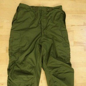 NEW OLD STOCK US M-1951 ARCTIC SHELL w/LINER TROUSERS OD-107 Med Reg